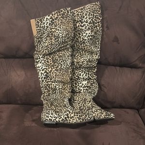 Over The Knee Suade Boots